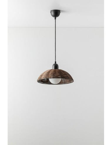 Suspension en rotin Lutyen - Sklum