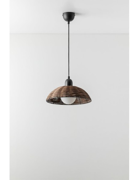 Suspension en rotin Lutyen - Sklum