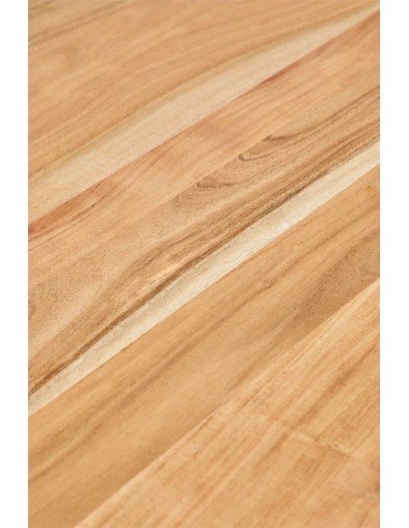 Table à manger ovale en bois d'acacia (200x100 cm) Bedum - Sklum