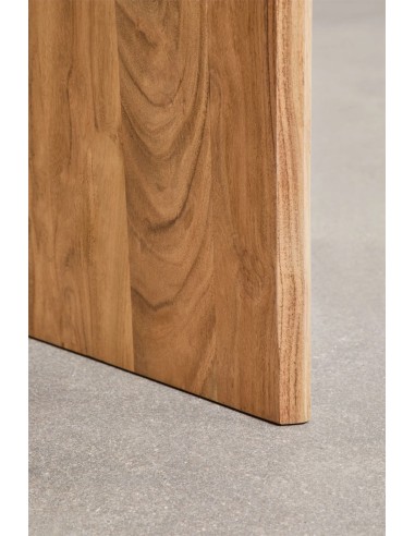 Table à manger ovale en bois d'acacia (200x100 cm) Bedum - Sklum