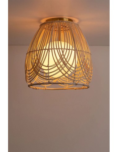 Plafonnier en rotin Tyrona - Sklum