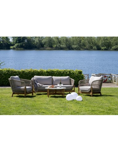 Lot de 3 lampes LIFTON - Blanches avec panneau solaire intégré - 6405160 - House Nordic