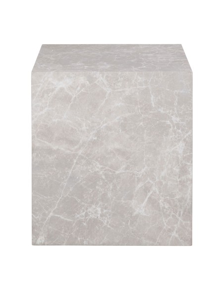 Table d'Appoint Prague - Aspect marbre beige 40 x 40 x 45 cm - 2102060 - House Nordic