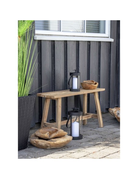 Lanternes BONDI - Ensemble de 2 lanternes rondes noires avec poignée - 6407460 - House Nordic