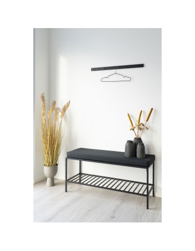 Porte-manteau Vita - Porte-manteau noir en acier avec 5 crochets - 4494065 - House Nordic