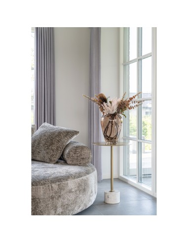 Bouquet King Protea - Fleurs artificielles bordeaux, 65 cm - 9501160 - House Nordic