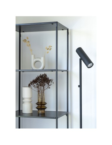 Étagère Vita - Cadre noir et cinq étagères noires 51 x 36 x 170 cm - 3001070 - House Nordic