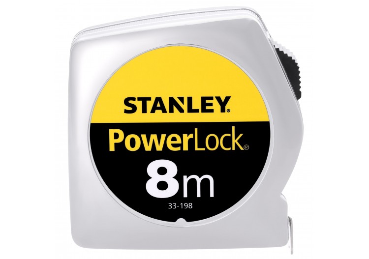 MESURE 8M X 25MM POWERLOCK CLASSIC ABS - 0-33-198 - Stanley