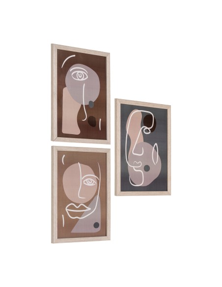 Ensemble de cadres Madison - Naturel, set de 3 - 4981010 - House Nordic