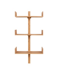 Étagère VILLA - Murale en bambou, naturelle, 50 x 102 cm - 4292242 - House Nordic