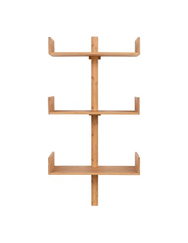 Étagère VILLA - Murale en bambou, naturelle, 50 x 102 cm - 4292242 - House Nordic