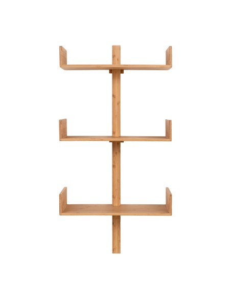 Étagère VILLA - Murale en bambou, naturelle, 50 x 102 cm - 4292242 - House Nordic