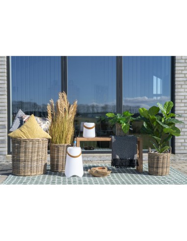 Ensemble de 4 Bacs Caor - Bacs ronds en kubu avec poignées - 4401070 - House Nordic