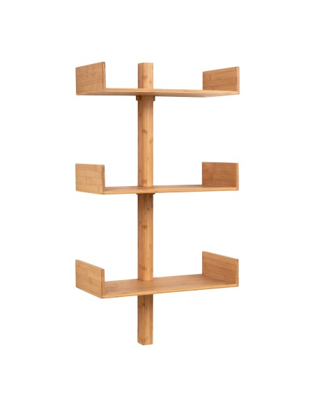 Étagère VILLA - Murale en bambou, naturelle, 50 x 102 cm - 4292242 - House Nordic