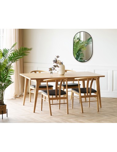 Miroir MADRID - Miroir avec cadre noir 50x80 cm - 4001560 - House Nordic