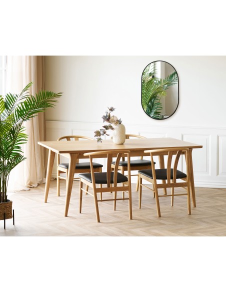 Miroir MADRID - Miroir avec cadre noir 50x80 cm - 4001560 - House Nordic