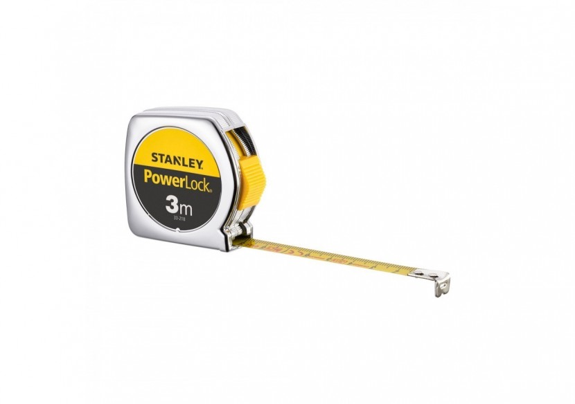 MESURE 3M X 12,7MM POWERLOCK CLASSIC METAL - 0-33-218 - Stanley MESURE 3M X 12,7MM POWERLOCK CLASSIC METAL - 0-33-218 - Stanley