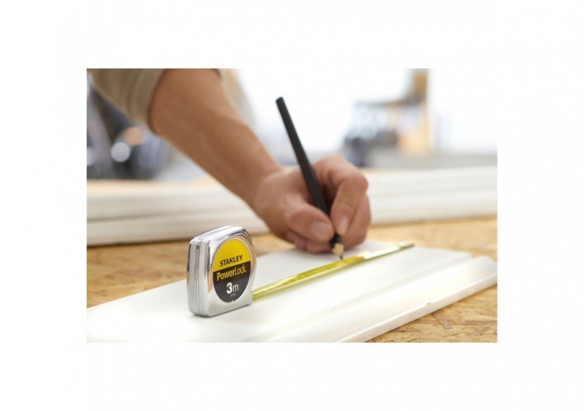 MESURE 3M X 12,7MM POWERLOCK CLASSIC METAL - 0-33-218 - Stanley MESURE 3M X 12,7MM POWERLOCK CLASSIC METAL - 0-33-218 - Stanley