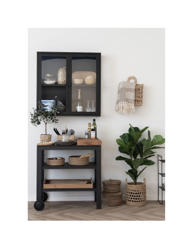 Panier suspendu Cala - Ensemble de 2 en jonc d'eau - 4401553 - House Nordic