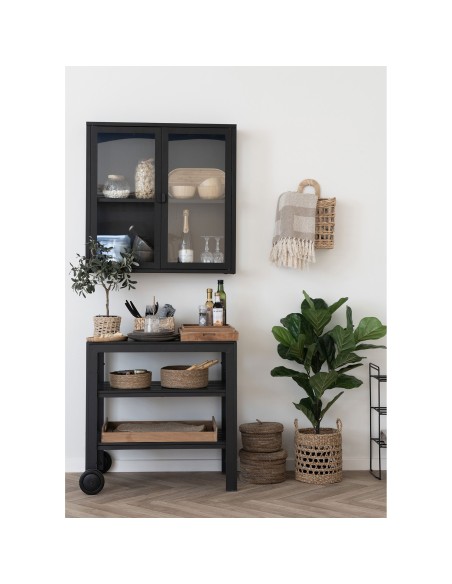 Panier suspendu Cala - Ensemble de 2 en jonc d'eau - 4401553 - House Nordic