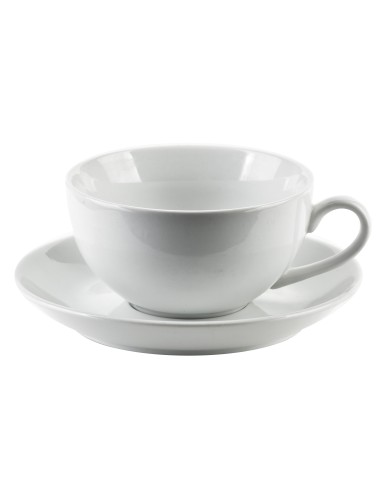 Filiżanka ze spodkiem BASIC - 220 ml, 14,5 x 11 x 6,5 cm, pour les moments de détente - HTNA9301 - Mondex