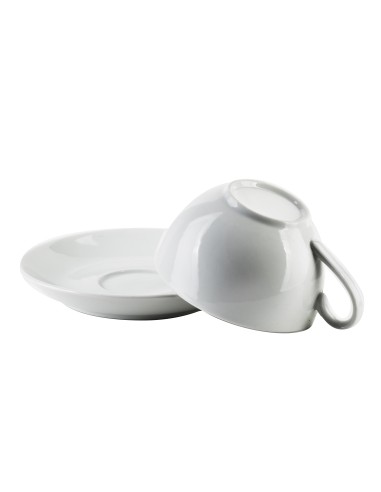 Filiżanka ze spodkiem BASIC - 220 ml, 14,5 x 11 x 6,5 cm, pour les moments de détente - HTNA9301 - Mondex