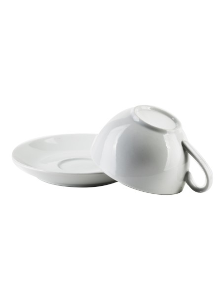 Filiżanka ze spodkiem BASIC - 220 ml, 14,5 x 11 x 6,5 cm, pour les moments de détente - HTNA9301 - Mondex