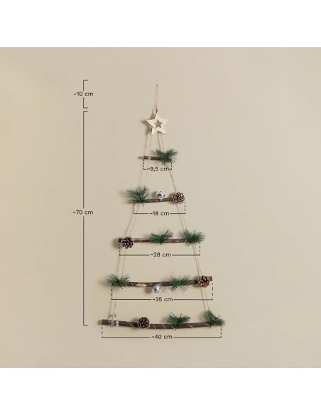 Arbre de Noël LED mural Iber - Sklum