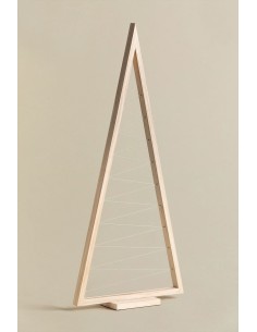 Arbre de Noël en bois de pin Elwood - Sklum 2