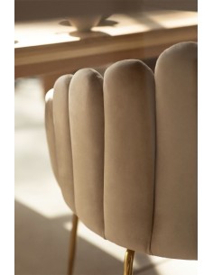 Chaise de salle à manger en velours Markina - Sklum 2