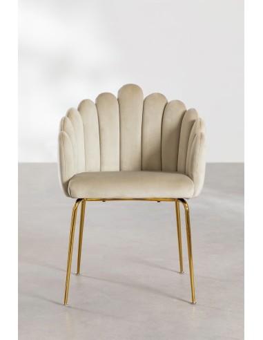 Chaise de salle à manger en velours Markina - Sklum