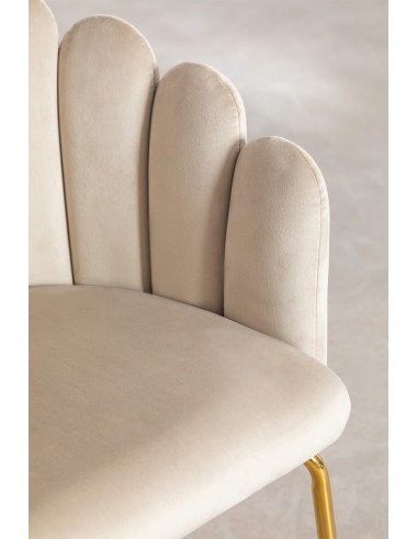 Chaise de salle à manger en velours Markina - Sklum