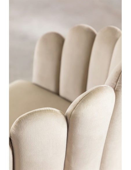 Chaise de salle à manger en velours Markina - Sklum