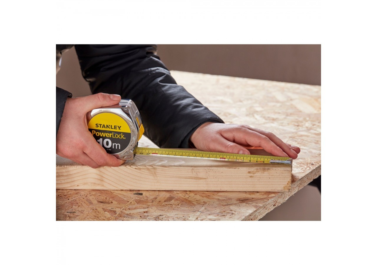MESURE 10M X 25MM POWERLOCK CLASSIC ABS - 0-33-442 - Stanley