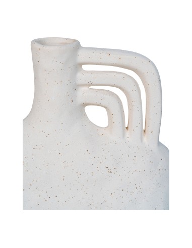 Vase en céramique - Beige 18,5x8x19,5 cm - 4441703 - House Nordic