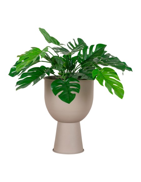 Pot de Fleurs Amalfi - Pot en beige gris 19x27 cm - 9001180 - House Nordic