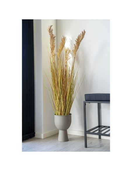 Pot de Fleurs Amalfi - Pot en beige gris 19x27 cm - 9001180 - House Nordic