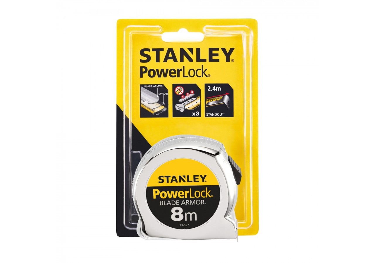 MESURE BLADE ARMOR 8M X 25MM POWERLOCK - 0-33-527 - Stanley