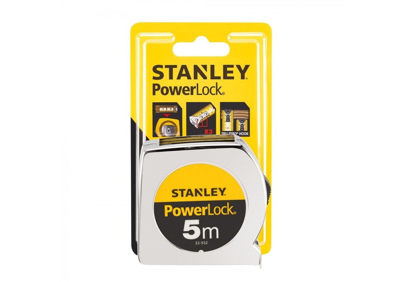 MESURE 5M X 19MM POWERLOCK LECTURE DIRECTE - 0-33-932 - Stanley