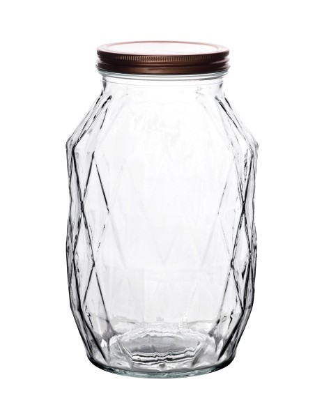 Bocal en Verre BASIC KITCHEN - 3400ml, 10,5x17x26,2cm - HTID7543 - Allesken