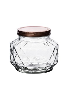 Bocal en Verre BASIC KITCHEN - 1400ml, 11x16x14cm - HTID7567 - Allesken