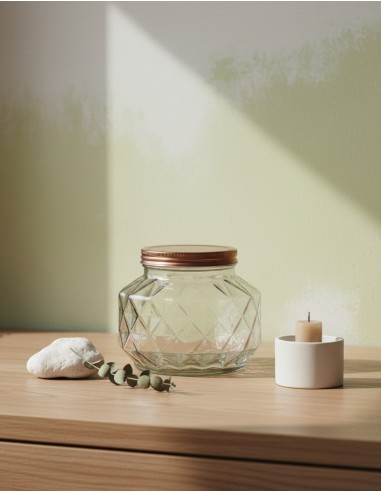 Bocal en Verre BASIC KITCHEN - 1400ml, 11x16x14cm - HTID7567 - Allesken