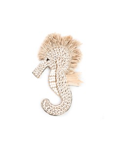 Décoratif THE SHELL SEA HORSE - Blanc - BABL023W - Bazar Bizar