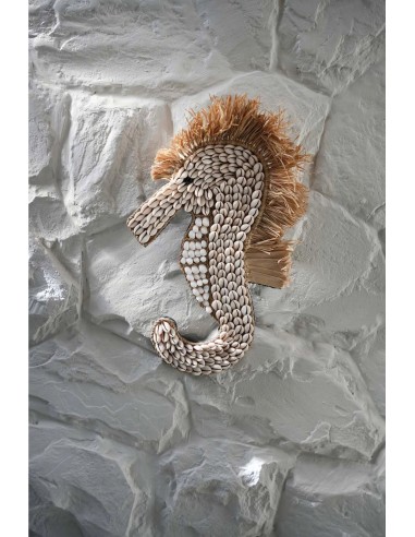 Décoratif THE SHELL SEA HORSE - Blanc - BABL023W - Bazar Bizar