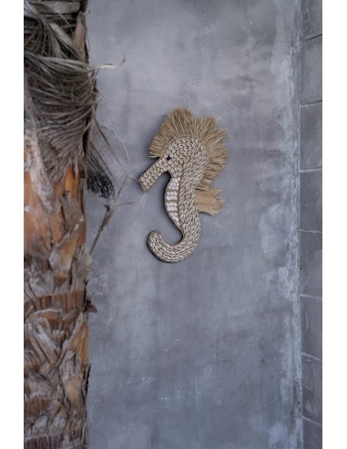 Décoratif THE SHELL SEA HORSE - Blanc - BABL023W - Bazar Bizar