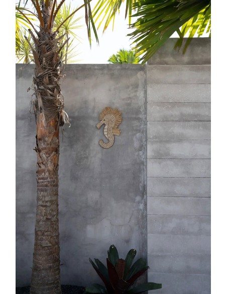 Décoratif THE SHELL SEA HORSE - Blanc - BABL023W - Bazar Bizar