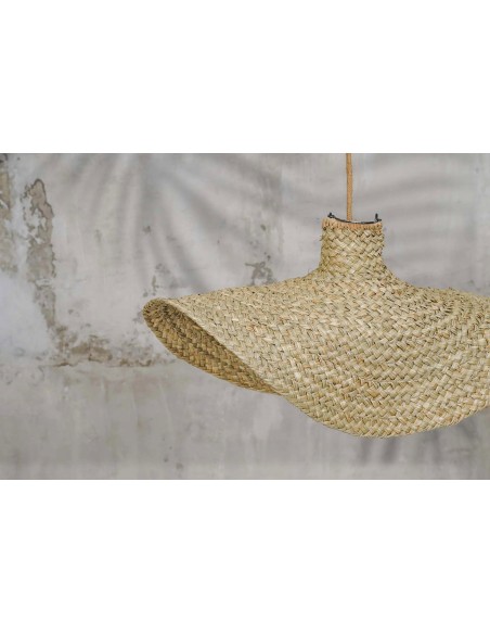 Suspension Qubba - Naturelle - Taille M - BAVE028N-M-60 - Bazar Bizar