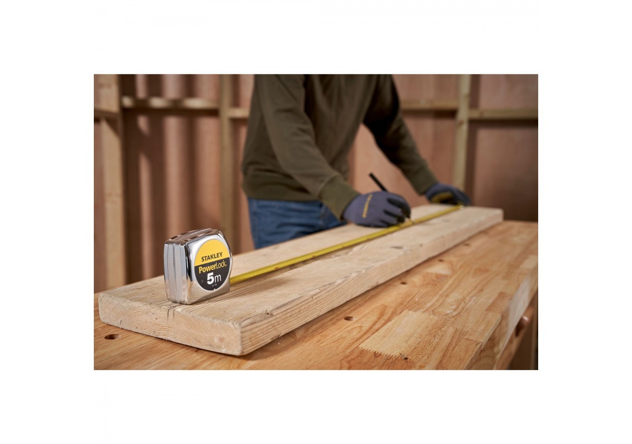 MESURE 5M X 25MM POWERLOCK CLASSIC ABS - 1-33-195 - Stanley