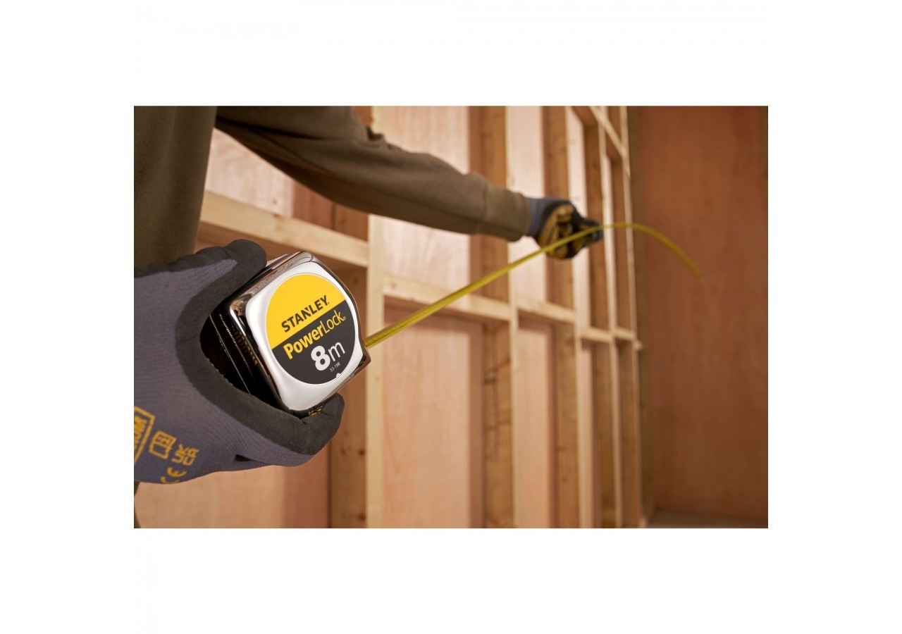 MESURE 8M X 25MM POWERLOCK CLASSIC ABS - 1-33-198 - Stanley