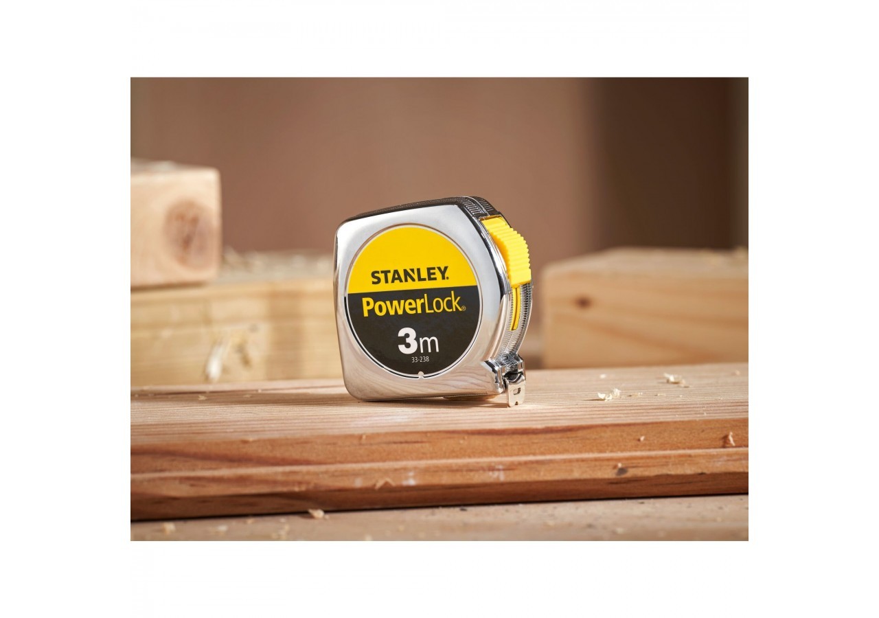 MESURE 3M X 12,7MM POWERLOCK CLASSIC ABS - 1-33-238 - Stanley